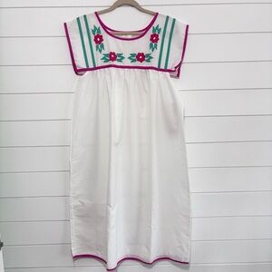 Visions my way apparel Vintage sundress daywear Cotton blend Made in USA Size L‎